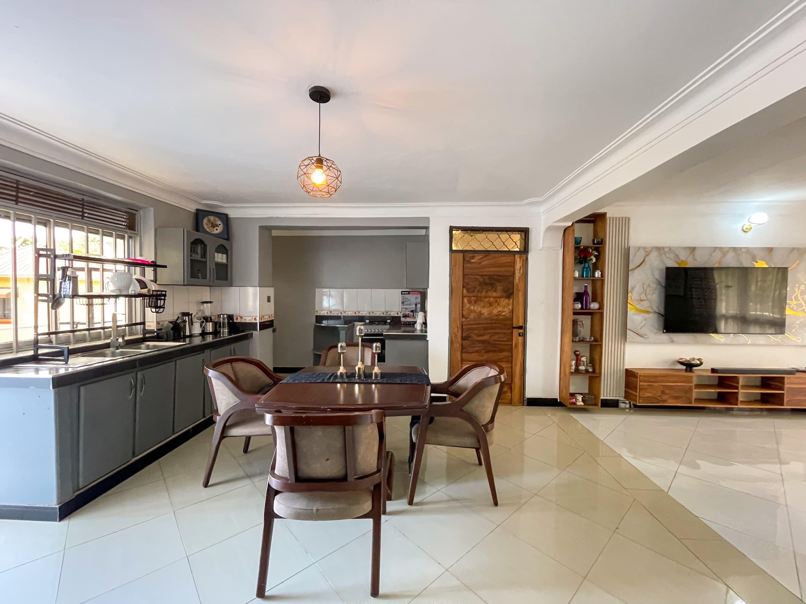 Wide Dining Kitchen View